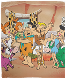The Flintstones Blanket, The Flintstones Cartoon Movies Fleece, Sherpa Blanket VPM Cozy Plush Fleece Blanket - 50x60