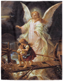 Guardian Angel Blanket, Guardian Angel Fleece, Sherpa Blanket Soft and Warm VPL Cozy Plush Fleece Blanket - 60x80