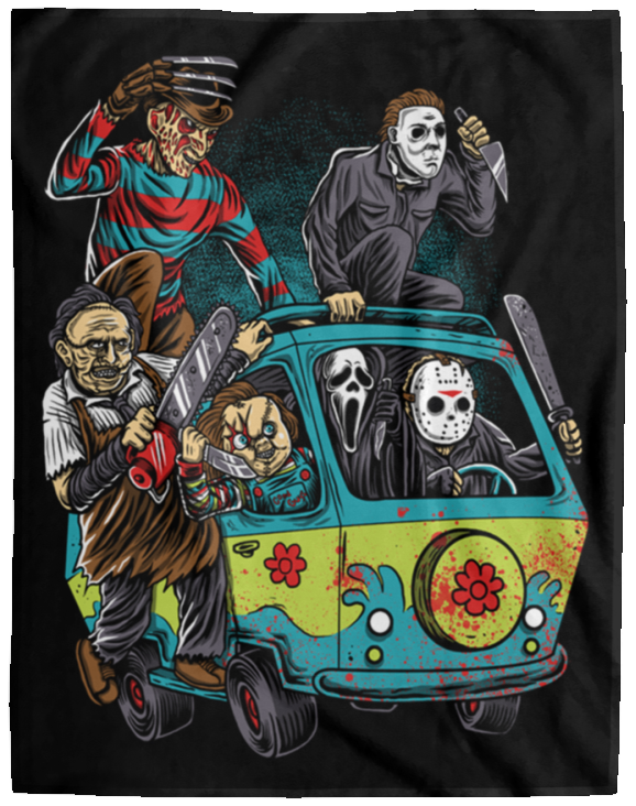 Halloween Michael Myers Ultra-Soft Warm Micro Fleece Blanket - VPL Cozy Plush Fleece Blanket - 60x80