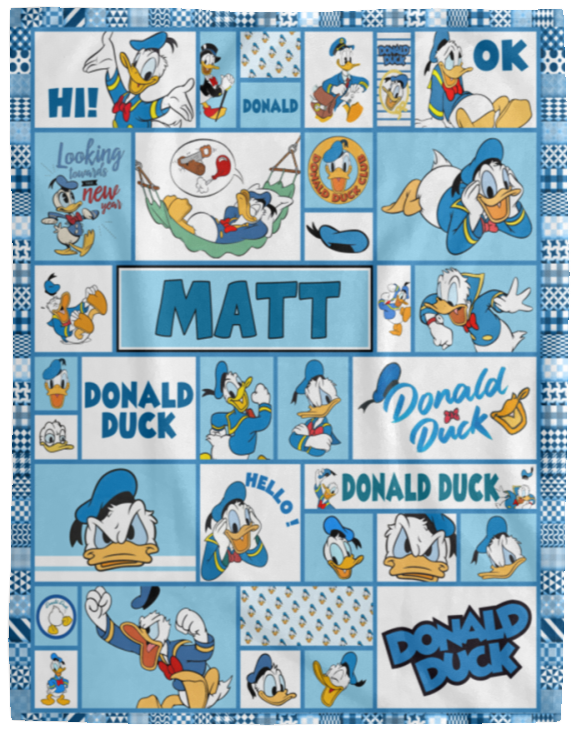 Matt VPL Cozy Plush Fleece Blanket - 60x80
