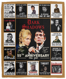 Dark Shadows Blanket, 55th Anniversary Fleece, Sherpa Blanket VPM Cozy Plush Fleece Blanket - 50x60