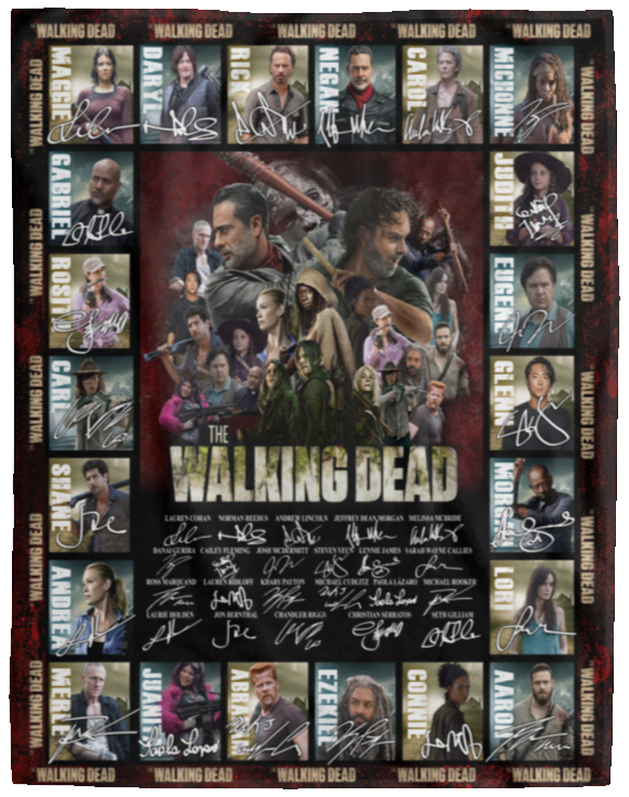 The Walking Dead Blanket, Horror Movies Fleece, Sherpa Blanket Super Soft Cozy VPL Cozy Plush Fleece Blanket - 60x80
