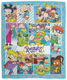 Kim Possible, Rugrats, Woody Woodpecker, Rocko's VPM Cozy Plush Fleece Blanket - 50x60