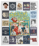 Gilligan's Island Blanket, Gilligan's Island TV Series Fleece, Sherpa Blankets VPM Cozy Plush Fleece Blanket - 50x60