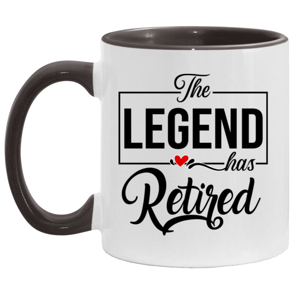 The Legend Has Retired Ceramic Coffee Mug, Retirement Gift Ideas For Co-workers