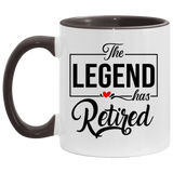 The Legend Has Retired Ceramic Coffee Mug, Retirement Gift Ideas For Co-workers