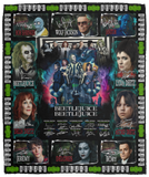 Beetlejuice Blankets, Strange And Unusual Quilt, Fleece Sherpa, Alec Baldwin VPM Cozy Plush Fleece Blanket - 50x60