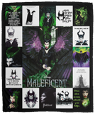 Maleficent Blanket, Mistress of All Evil Fleece, Sherpa Blanket VPM Cozy Plush Fleece Blanket - 50x60