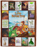 The Land Before Time Blanket, Cartoon Movies Fleece, Sherpa Blanket VPL Cozy Plush Fleece Blanket - 60x80