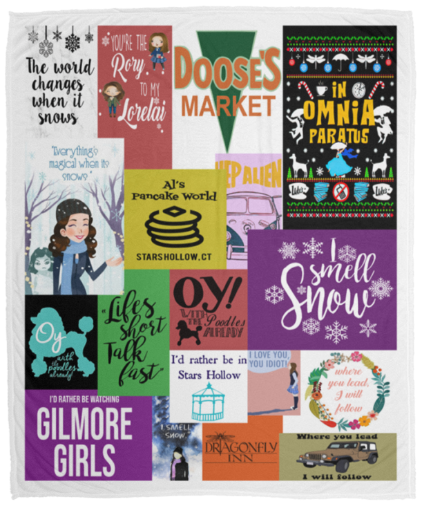 Gilmore Girls Blanket, Gilmore Girls TV Series Fleece, Blanket VPM Cozy Plush Fleece Blanket - 50x60