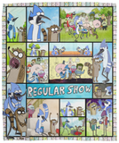 Regular Show Blanket, Regular Show TV Series Fleece, Sherpa Blanket VPM Cozy Plush Fleece Blanket - 50x60