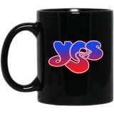 Yes, Band, Rock & Roll, Logo Mug Yes Coffee Mug Funny Gift Black Mug BM11OZ 11 oz. Black Mug