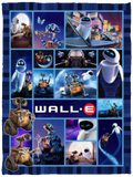 Wall E Blanket, Wall E Fleece, Sherpa Blanket Soft and Cozy Luxury VPS Cozy Plush Fleece Blanket - 30x40