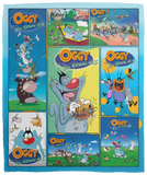 Oggy And The Cockroaches Blankets, Cartoon Movie Fleece, Sherpa VPM Cozy Plush Fleece Blanket - 50x60