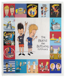 Beavis and Butt-Head Blanket, TV Series Fleece, Sherpa Blanket VPM Cozy Plush Fleece Blanket - 50x60