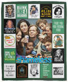 Shameless Blankets, Drink Like A Gallagher Quilt, Fleece Sherpa, William H Macy VPM Cozy Plush Fleece Blanket - 50x60