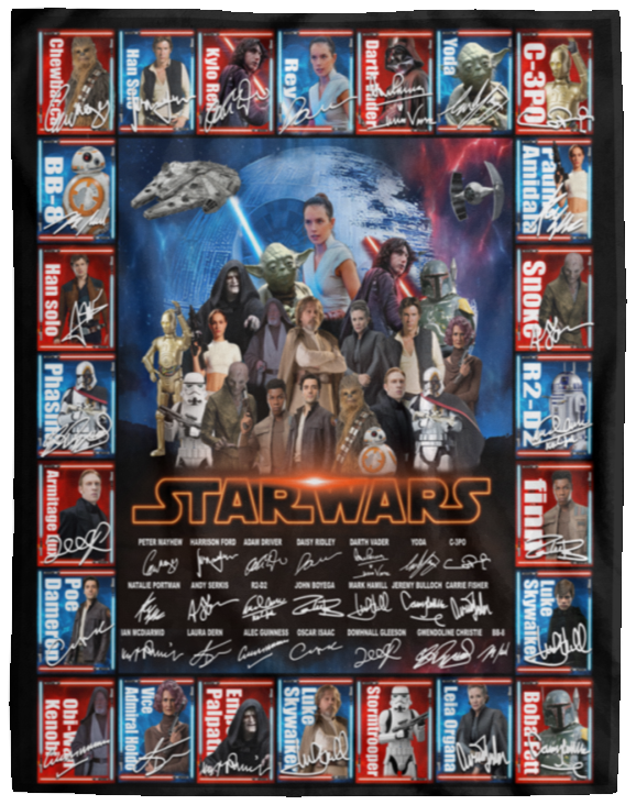 Star Wars Fleece, Sherpa Blanket, Star Wars Space Opera Multimedia Blanket VPL Cozy Plush Fleece Blanket - 60x80