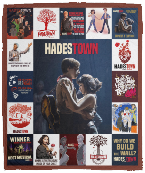 Hadestown Blankets, Broadway Hadestown Musical Quilt, Fleece Sherpa, Lovers Gift VPM Cozy Plush Fleece Blanket - 50x60