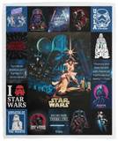 Star Wars Blanket, Star Wars Movies Fleece, Sherpa Blanket Soft and Cozy VPM Cozy Plush Fleece Blanket - 50x60