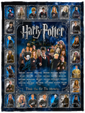 Harry Potter Blanket, Thank You For The Memories Fleece, Sherpa Blankets VPS Cozy Plush Fleece Blanket - 30x40