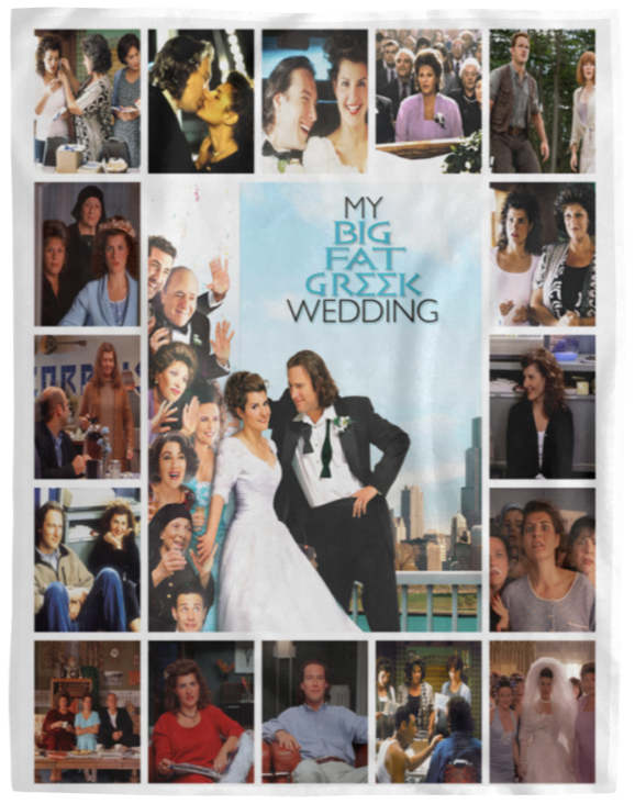 My Big Fat Greek Wedding Fleece Blanket, My Big Fat Greek Wedding movie Blanket VPL Cozy Plush Fleece Blanket - 60x80