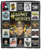 Hogan's Heroes Blankets, German World War II Quilt, Fleece Sherpa, Bob Crane 2 VPM Cozy Plush Fleece Blanket - 50x60