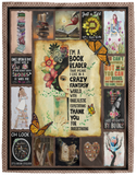 I’M That Girl Who Loves Books Blanket, Loves Books Fleece, Sherpa Blanket - VPL Cozy Plush Fleece Blanket - 60x80