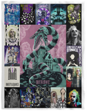 Beetlejuice Blankets, Beetlejuice Horror Fleece, Sherpa Blanket, Alec Baldwin VPL Cozy Plush Fleece Blanket - 60x80