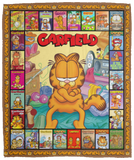 Garfield Cat Blanket, Garfield orange hair Fleece, Sherpa Blanket VPM Cozy Plush Fleece Blanket - 50x60