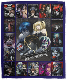 Death Note Blanket, Death Note Manga Anime Fleece, Sherpa Blanket Soft and Cozy VPM Cozy Plush Fleece Blanket - 50x60