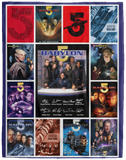 Babylon 5 Blanket, Babylon 5 TV Series Fleece, Sherpa Blanket Space Opera VPL Cozy Plush Fleece Blanket - 60x80
