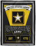 United States Army Blanket, Proud US Army Fleece, Sherpa Blanket VPL Cozy Plush Fleece Blanket - 60x80