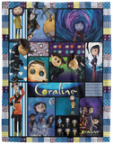 Coraline Blanket, Coraline Cartoon Movie Fleece, Sherpa Blanket Soft and Cozy VPL Cozy Plush Fleece Blanket - 60x80