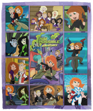 Kim Possible, Rugrats, Woody Woodpecker, Rocko's Quilt, Fleece Sherpa Blanket VPM Cozy Plush Fleece Blanket - 50x60