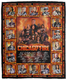 Chicago Fire American Blanket, Chicago Fire TV series Fleece Sherpa Blanket VPM Cozy Plush Fleece Blanket - 50x60