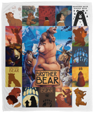 Brother Bear Blankets, Brother Bear Movies Quilt, Fleece Sherpa, Bear Gifts VPM Cozy Plush Fleece Blanket - 50x60