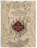 Harry Potter Blanket, The Marauders Map Fleece, Sherpa Blanket For Fan - VPL Cozy Plush Fleece Blanket - 60x80