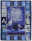 Jesus Christmas Blanket, Merry Christmas Fleece, Sherpa Blanket - VPL Cozy Plush Fleece Blanket - 60x80
