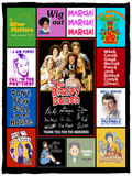 The Brady Bunch Blanket, The Brady Bunch TV Series Fleece, Sherpa Blanket - VPS Cozy Plush Fleece Blanket - 30x40