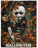 Halloween Michael Myers Blanket, Ultra-Soft Warm Micro Fleece, Sherpa Blanket VPL Cozy Plush Fleece Blanket - 60x80