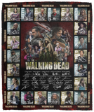 The Walking Dead Blanket, Horror Movies Fleece, Sherpa Blanket Super Soft Cozy VPM Cozy Plush Fleece Blanket - 50x60