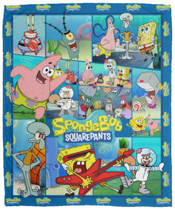 Spongebob 2 - VPM Cozy Plush Fleece Blanket - 50x60