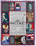 The West Wing Blanket, West Wing Quotes Fleece, Sherpa Blanket VPL Cozy Plush Fleece Blanket - 60x80