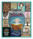 Read Blanket, This is My Reading Fleece, Sherpa Blanket, Gift Ideas for Bookworm VPM Cozy Plush Fleece Blanket - 50x60