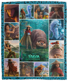 Raya Blanket, Raya and the Last Dragon Fleece, Sherpa Blanket VPM Cozy Plush Fleece Blanket - 50x60