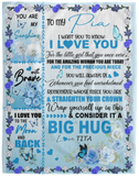 pia VPL Cozy Plush Fleece Blanket - 60x80