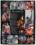 Rocky Balboa Blanket, Rocky Balboa Quotes Fleece, Sherpa Blanket VPL Cozy Plush Fleece Blanket - 60x80