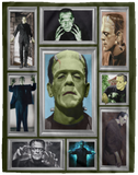 Frankenstein Blanket, Frankenstein - Shelley Mary Fleece, Sherpa Blanket VPL Cozy Plush Fleece Blanket - 60x80
