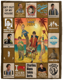 Two and a Half Men Blanket, Two and a Half Men Movies Fleece, Sherpa Blanket VPL Cozy Plush Fleece Blanket - 60x80