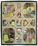 Squidbillies Blanket, Squidbillies Cartoon Movies Fleece, Sherpa Blanket Gifts VPM Cozy Plush Fleece Blanket - 50x60